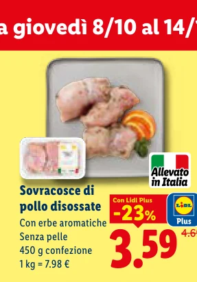 Sovracosce di pollo disossate