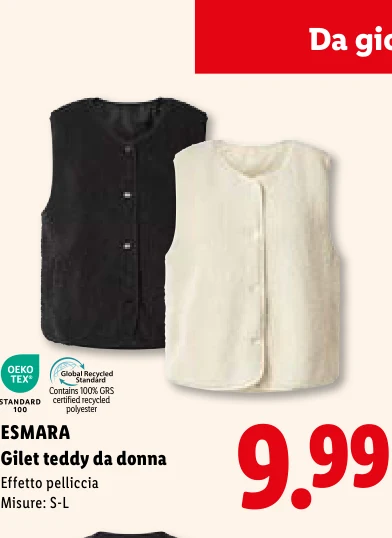 Gilet teddy da donna - Esmara