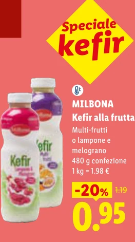Kefir alla frutta - Milbona