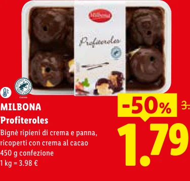 Profiteroles - Milbona