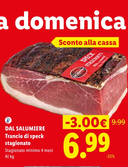 Trancio di speck stagionato - Dal Salumiere