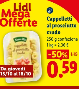Cappelletti al prosciutto crudo