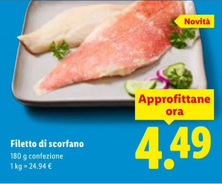 Filetto di scorfano