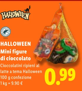 Mini figure di cioccolato - Halloween