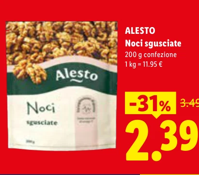 Noci sgusciate - Alesto