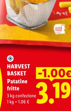 Patatine fritte - Harvest Basket