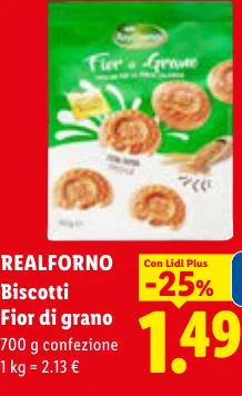 Biscotti Fior di grano - Realforno
