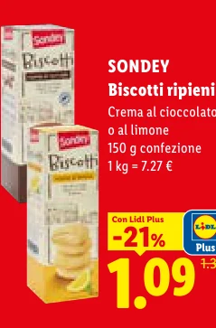 Biscotti ripieni - Sondey