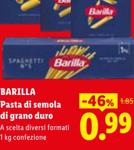 Pasta di semola di grano duro - Barilla