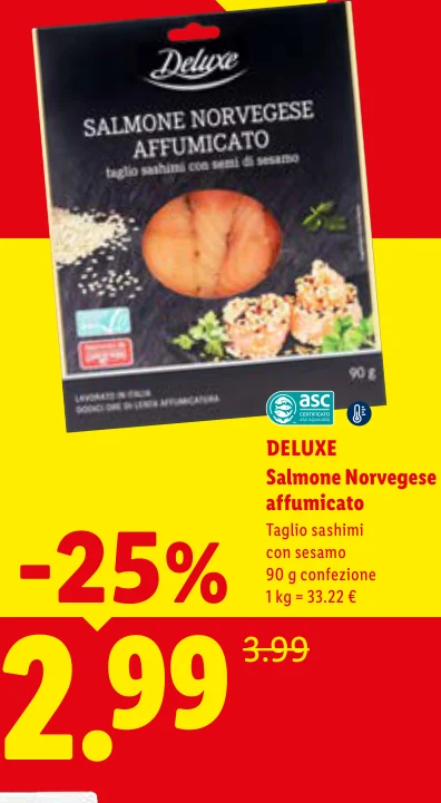 Salmone Norvegese affumicato - Deluxe