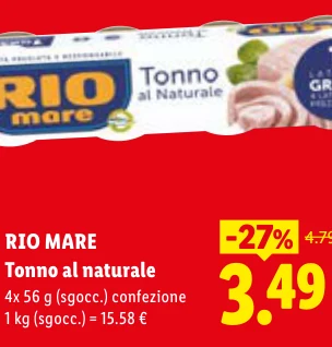 Tonno al naturale - Rio Mare
