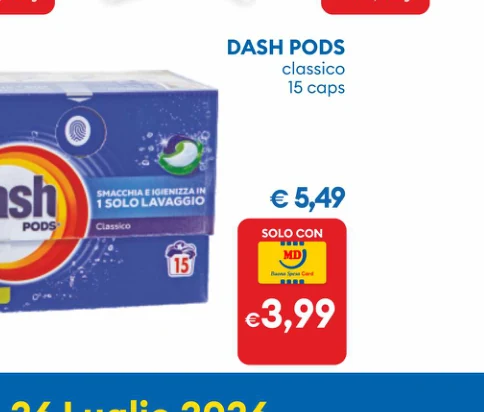 DASH PODS CLASSICO 15 CAPSULE