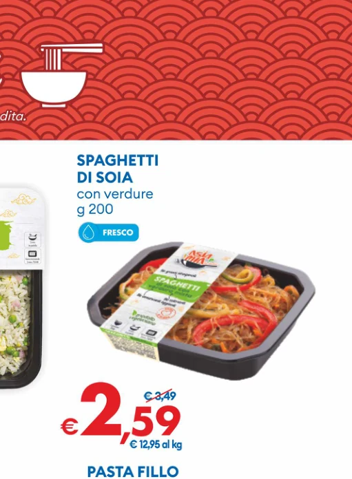 SPAGHETTI DI SOIA converdure
