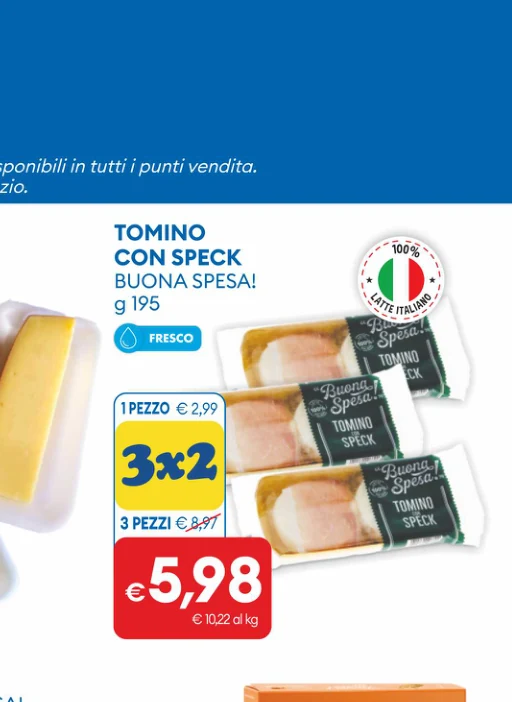 TOMINO CON SPECK BUONA SPESA! g 195