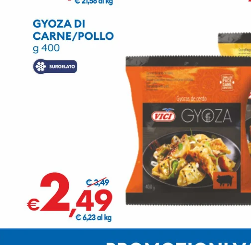 GYOZA DI CARNE/POLLO g 400