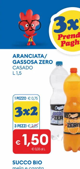 ARANCIATA/ GASSOSAZERO CASADO L1,5