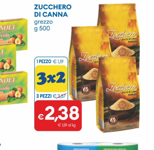 ZUCCHERO DICANNA grezzo g 500