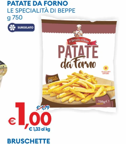 Patate da forno Le Specialita di Beppe
