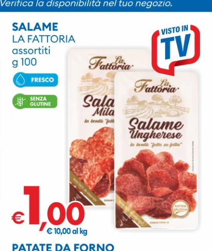 Salame La Fattoria assortiti