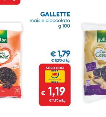 GALLETTE MAIS E CIOCCOLATO g 100