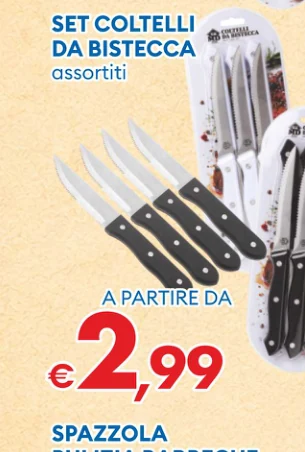 SETCOLTELLI DABISTECCA assortiti