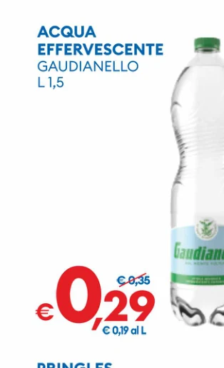 ACQUA EFFERVESCENTE GAUDIANELLO L1,5