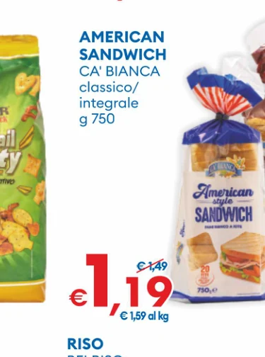 AMERICAN SANDWICH CA'BIANCA classico/ - Ca' Bianca