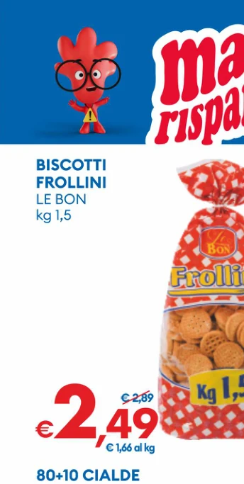 BISCOTTI FROLLINI kg 1,5 - Le Bon