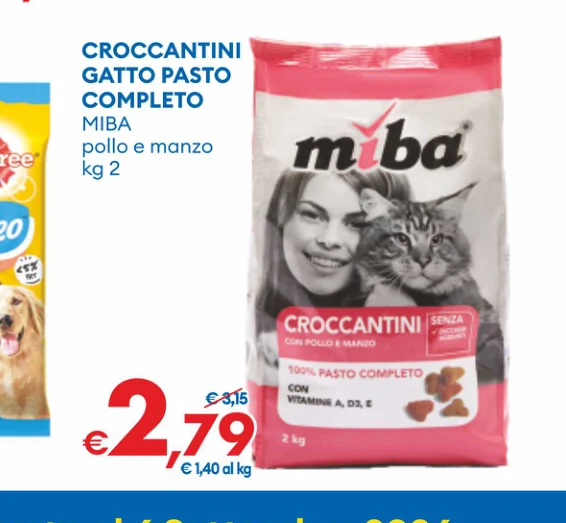CROCCANTINI GATTOPASTO COMPLETO MIBA