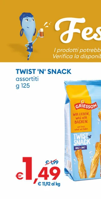 TWIST'N'SNACK assortiti