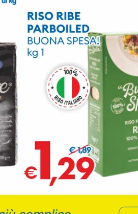 RISORIBE PARBOILED BUONASPESA! kg 1