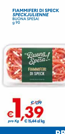 FIAMMIFERIDISPECK SPECKJULIENNE BUONA SPESA!