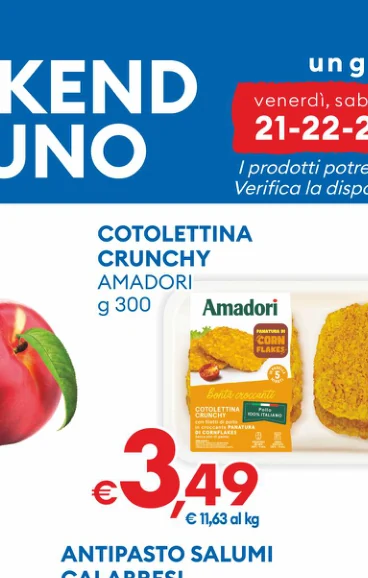 COTOLETTINA CRUNCHY AMADORI g 300 Amadori