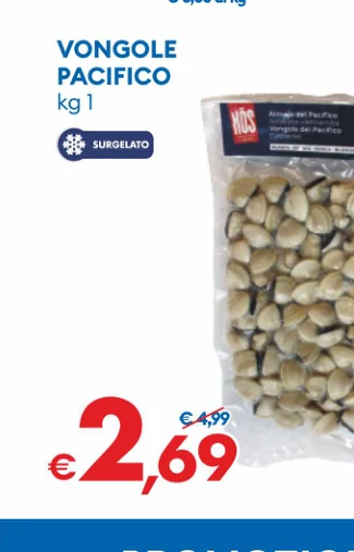 VONGOLE PACIFICO kg 1