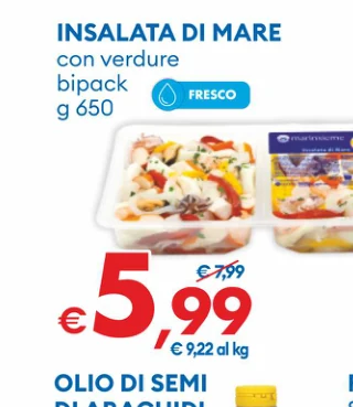 INSALATADIMARE con verdure bipack OFRESCO g 650