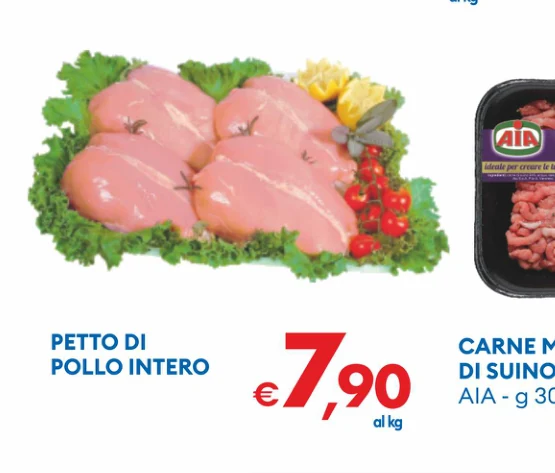 PETTODI CARNEMACINATA POLLOINTERO DI SUINO AIA - g 300
