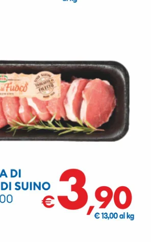 TAGLIATA DI FILETTODI SUINO AIA - g 300