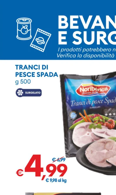 BEVANDE E SURGELATI