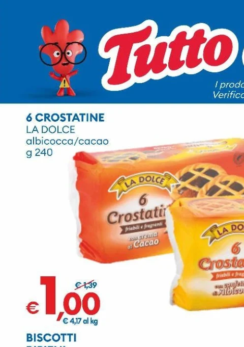 6CROSTATINE LADOLCE albicocca/cacao