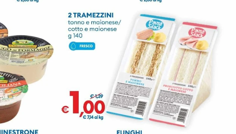 2TRAMEZZINI tonnoe maionese/ cottoemaionese