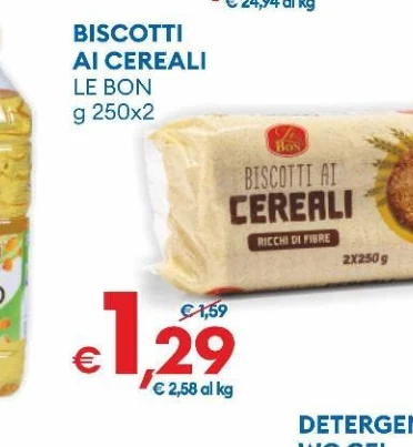 BISCOTTI AICEREALI g250x2 - Le Bon