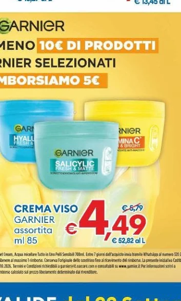 CREMA VISO GARNIER assortita