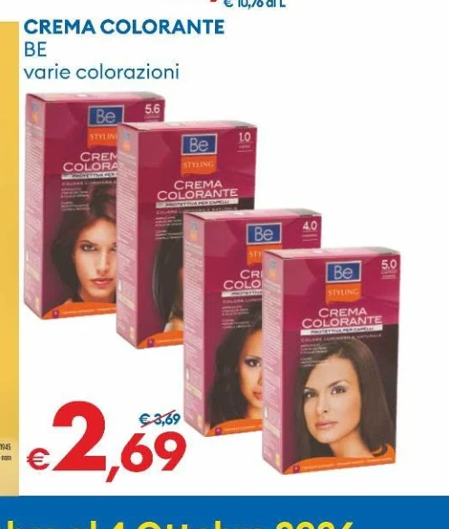 CREMACOLORANTE BE variecolorazioni