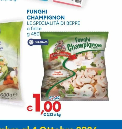 FUNGHI CHAMPIGNON LESPECIALITADIBEPPE afette