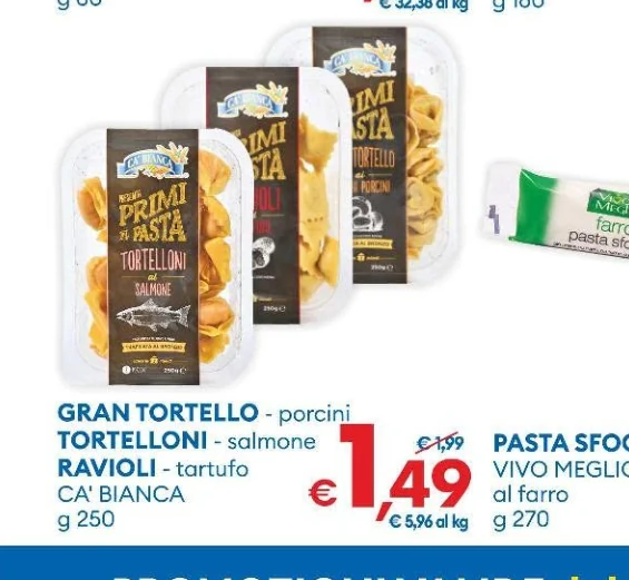 GRAN TORTELLO, TORTELLONI O RAVIOLI assortiti - Vivo Meglio