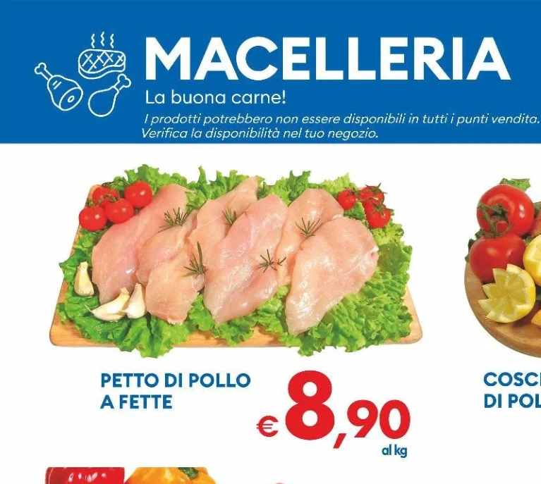 PETTO DI POLLO A FETTE