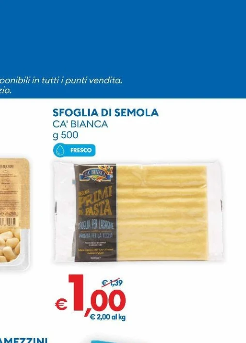 SFOGLIADISEMOLA CA'BIANCA - Ca' Bianca