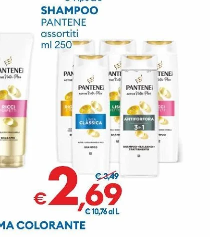 SHAMPOO PANTENE assortiti