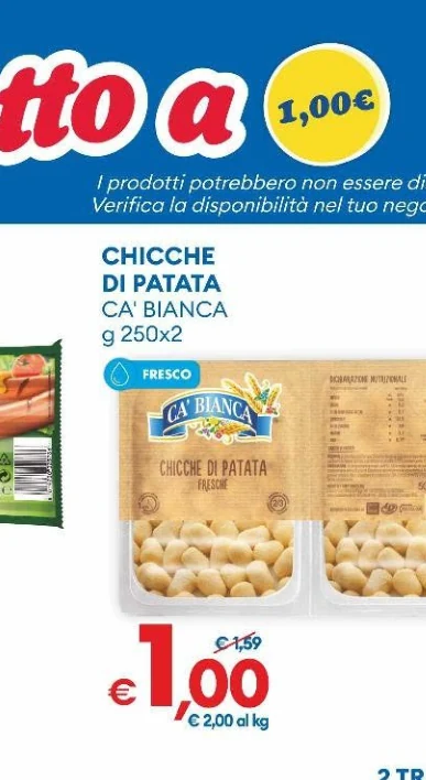 CHICCHE DIPATATA CA'BIANCA g250x2 - Ca' Bianca