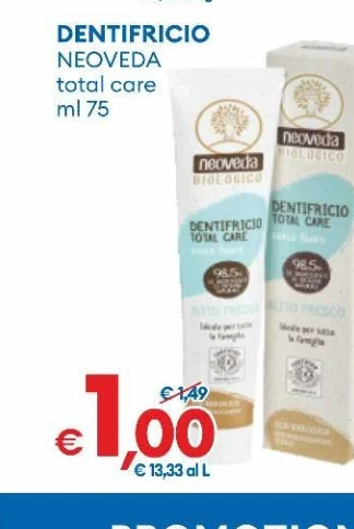 DENTIFRICIO NEOVEDA total care